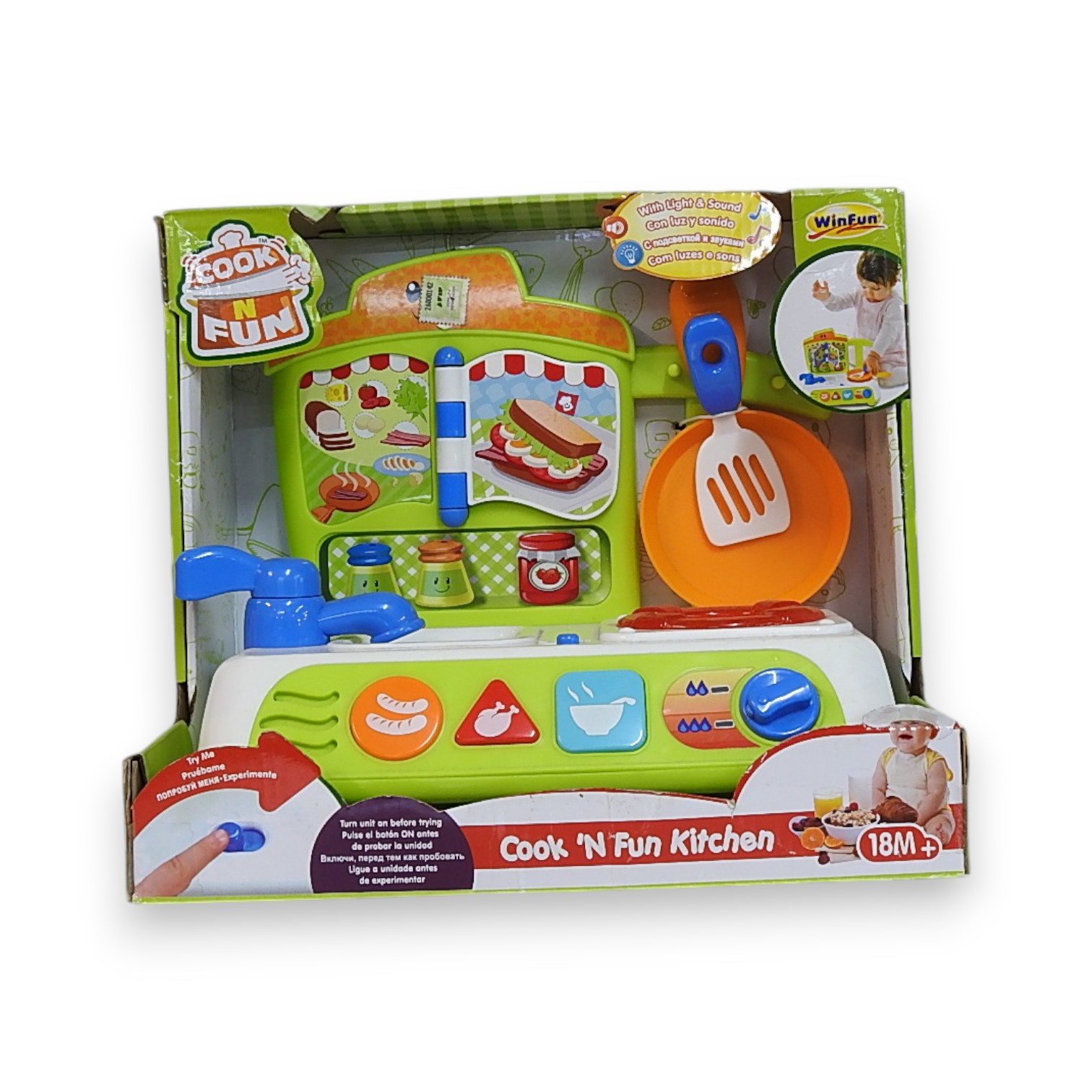 COCINA WINFUN C/SONIDO/LUZ DIDACTICA ART.WF075534