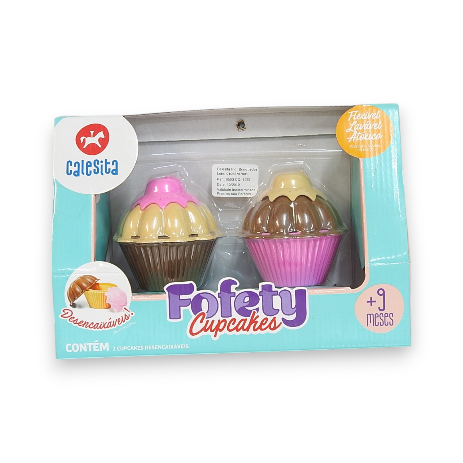 CUP CAKES CALESITA FOFETY X 2u.