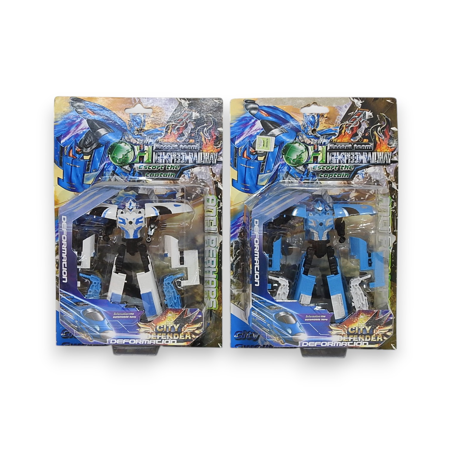 ROBOT TRANSFORMER HIGHSPEED RAILWAY CITY DEFENDER