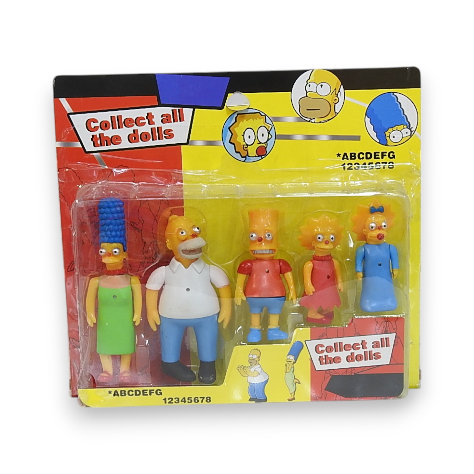 MUÑECO SIMPSON X 5