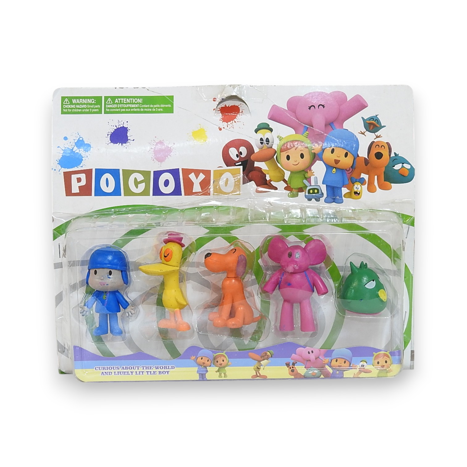 POCOYO X 5 E/BLISTER ART. 5003