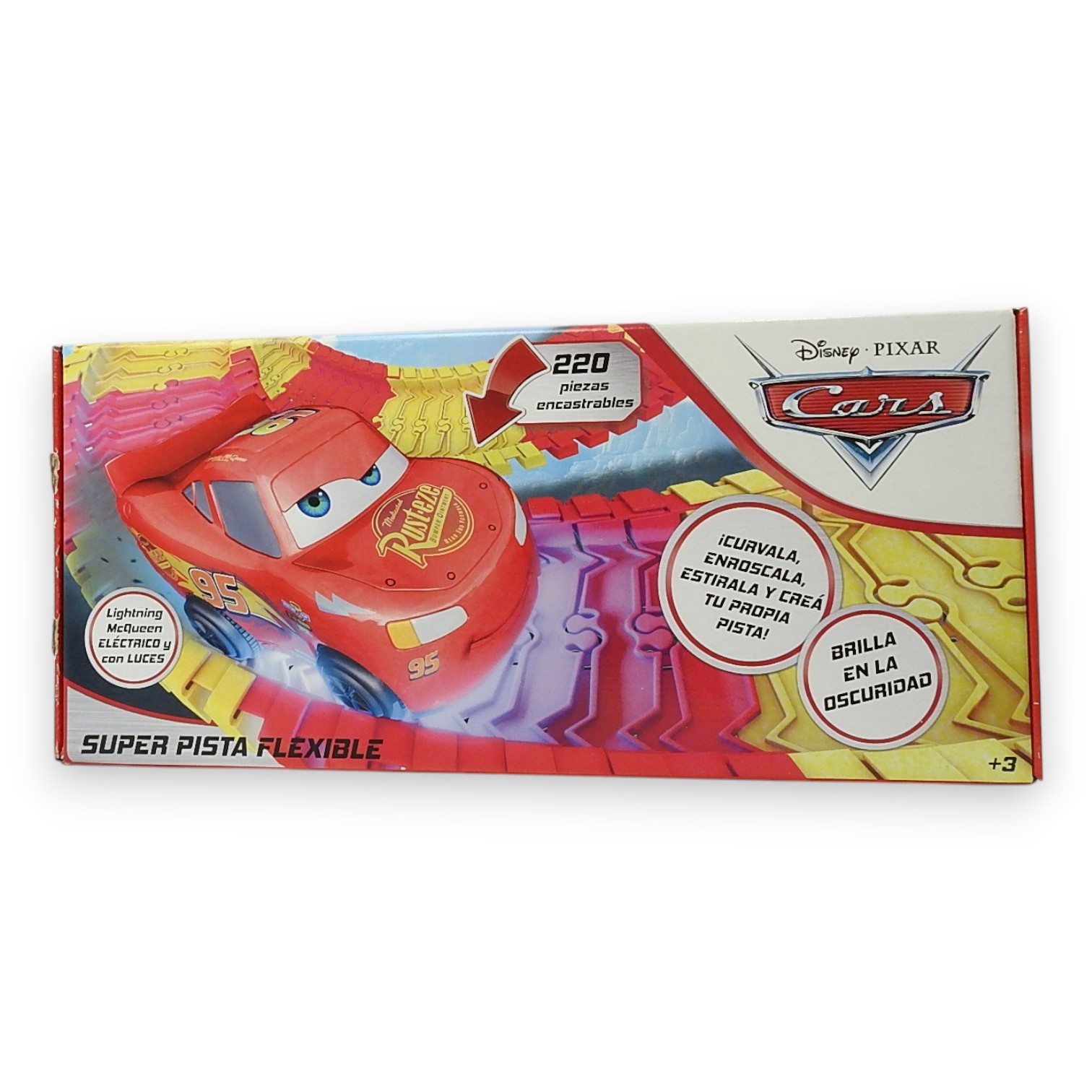PISTA DE CARS FLEXIBLE 220 PCS GRANDE