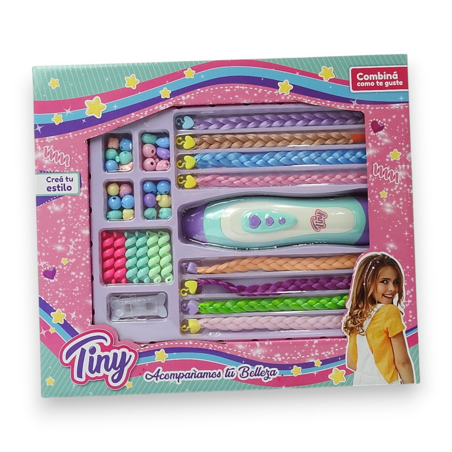 TRENZADOR TINY C/ACCESORIOS y EXTENSIONES