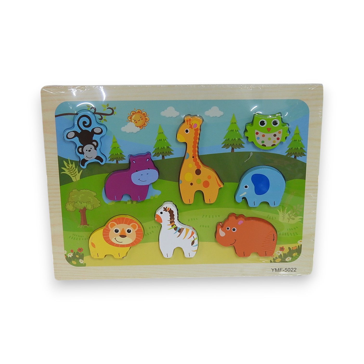 ENCASTRE ANIMALES DE MADERA