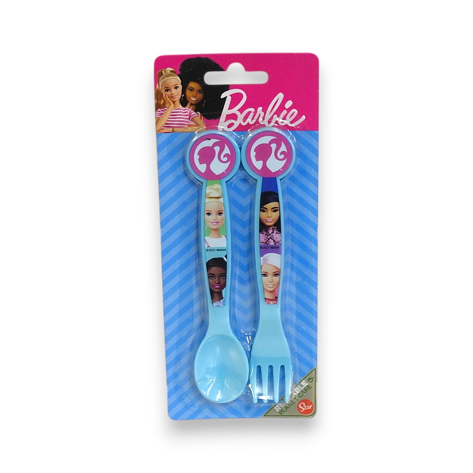 PACK x 2 CUBIERTOS BARBIE