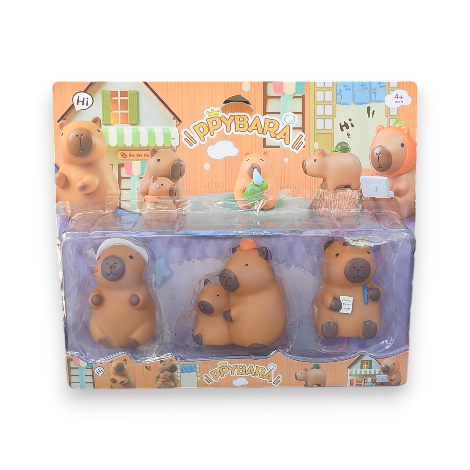 MUÑECO CAPYBARA x3