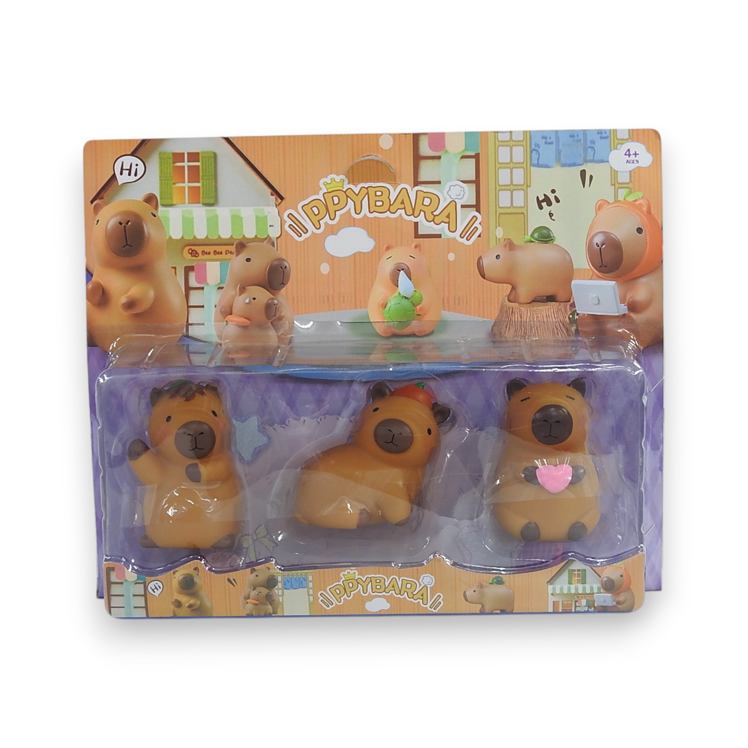 MUÑECO CAPYBARA x 3