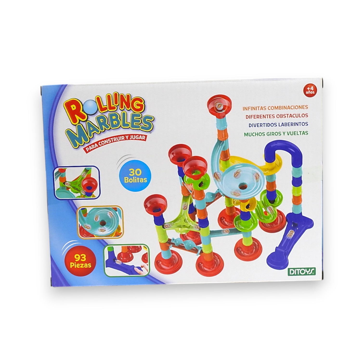 ROLLING MARBLES 93 PCS