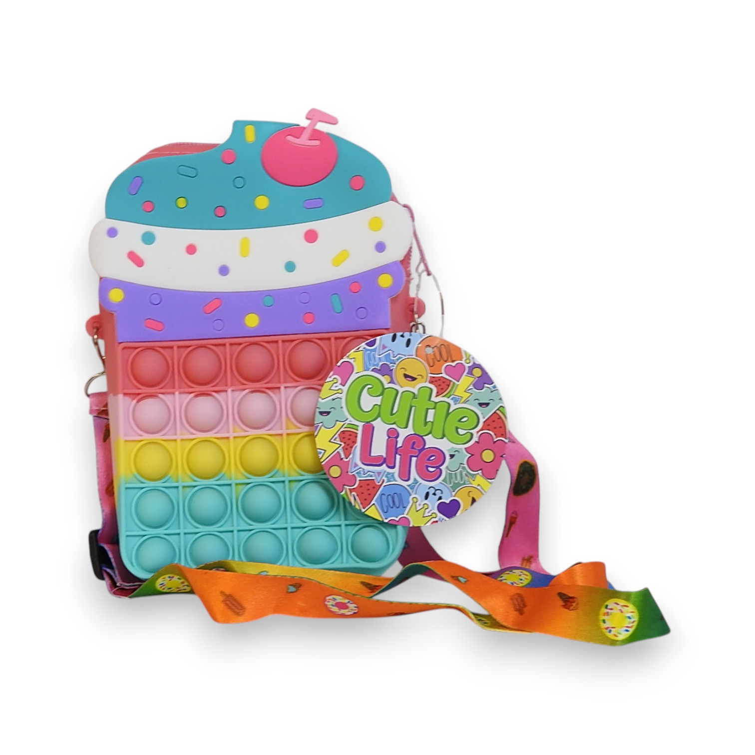 POP IT BOLSO - HELADO CON CORREA
