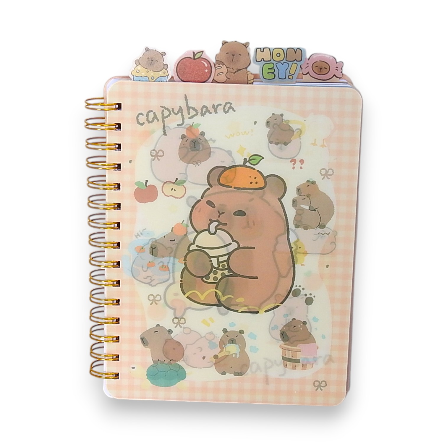 CUADERNO + SEPARADOR 3D CAPIBARA