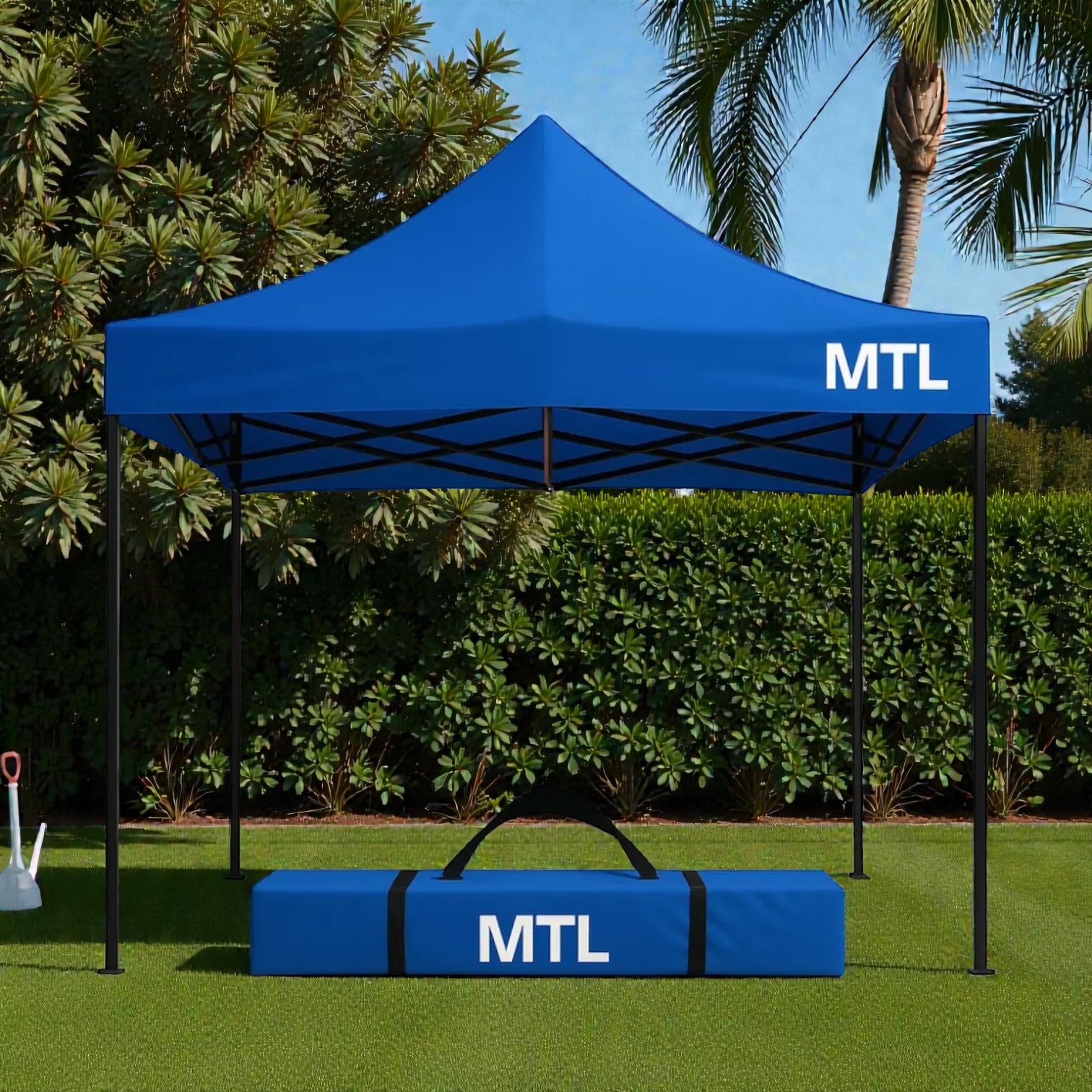 Gazebo abierto azul