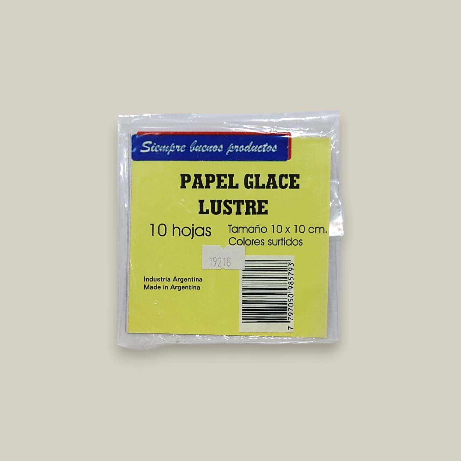 Papel glase lustre x10 dolp codpn5843610