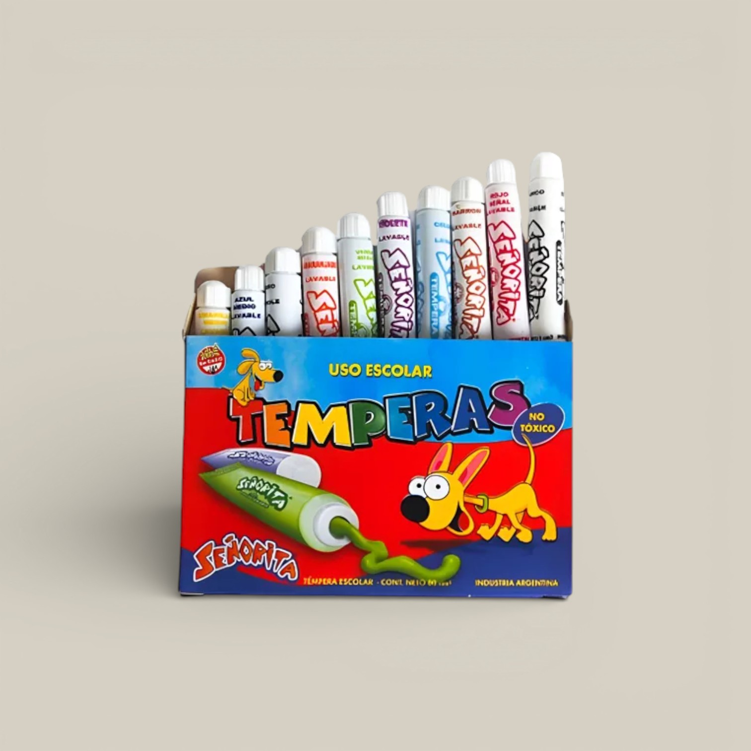 Tempera color surt.se?orita x 10u.art.103/04