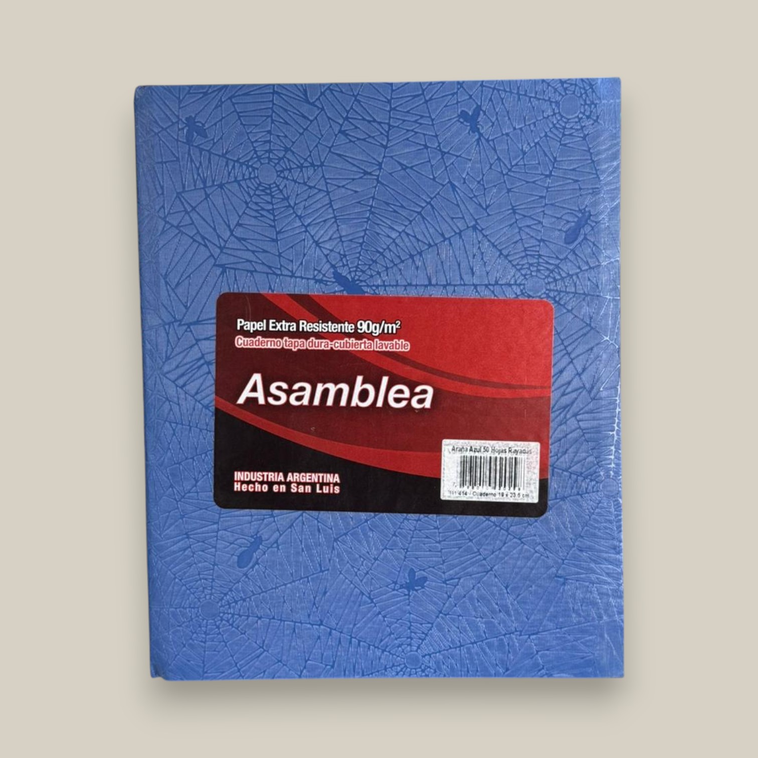 Cuaderno asamblea 19*23.5 50h azul