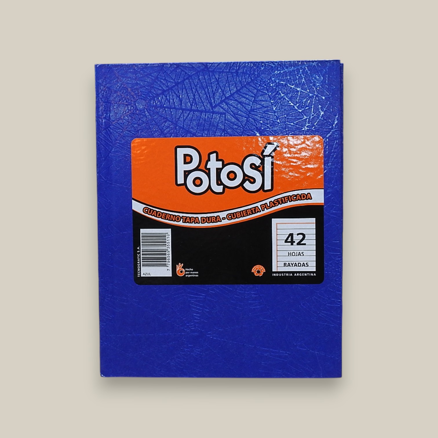 Cuaderno t/dura potosi azul x 42 h
