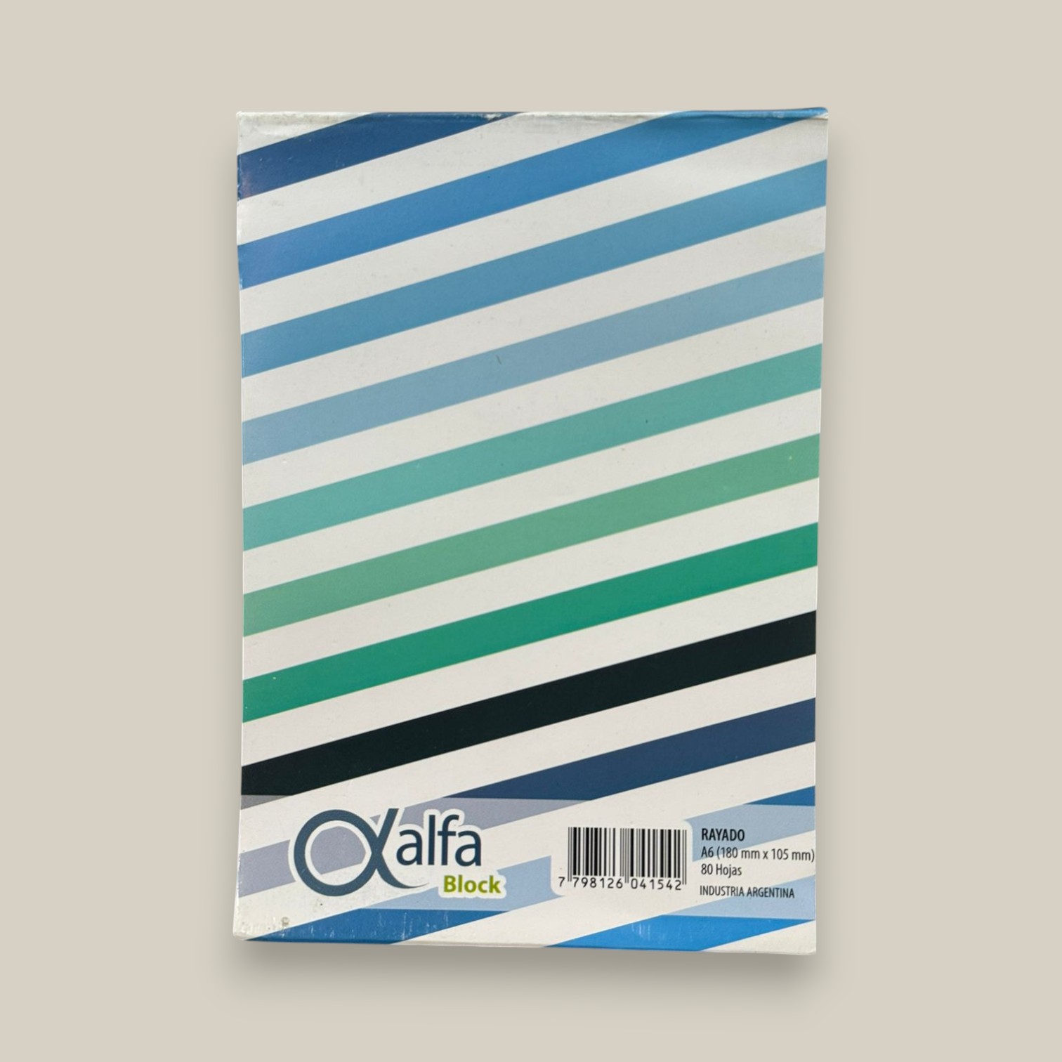 Block a6 rayado x 80 hjs. art.63265