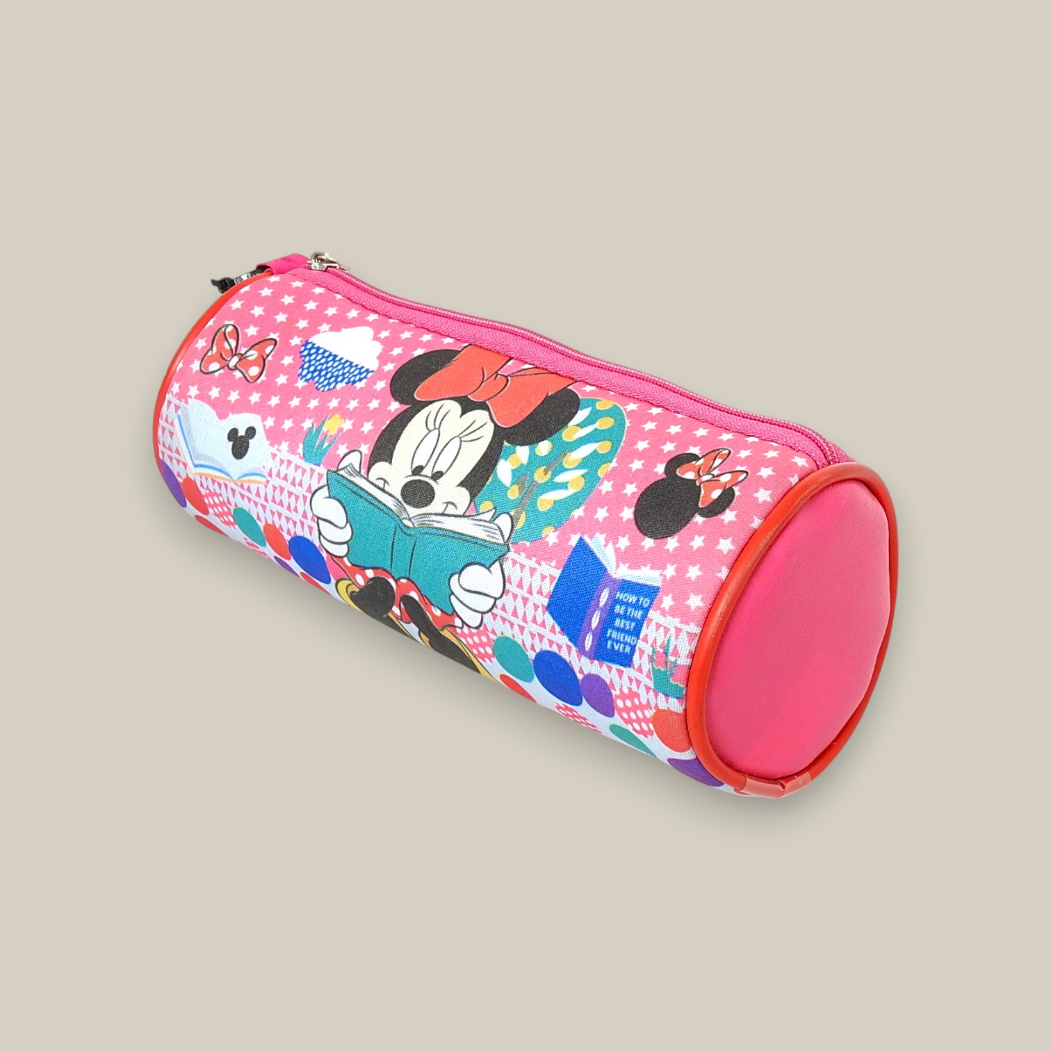 Cartuchera neoprene tubo minnie art.km797