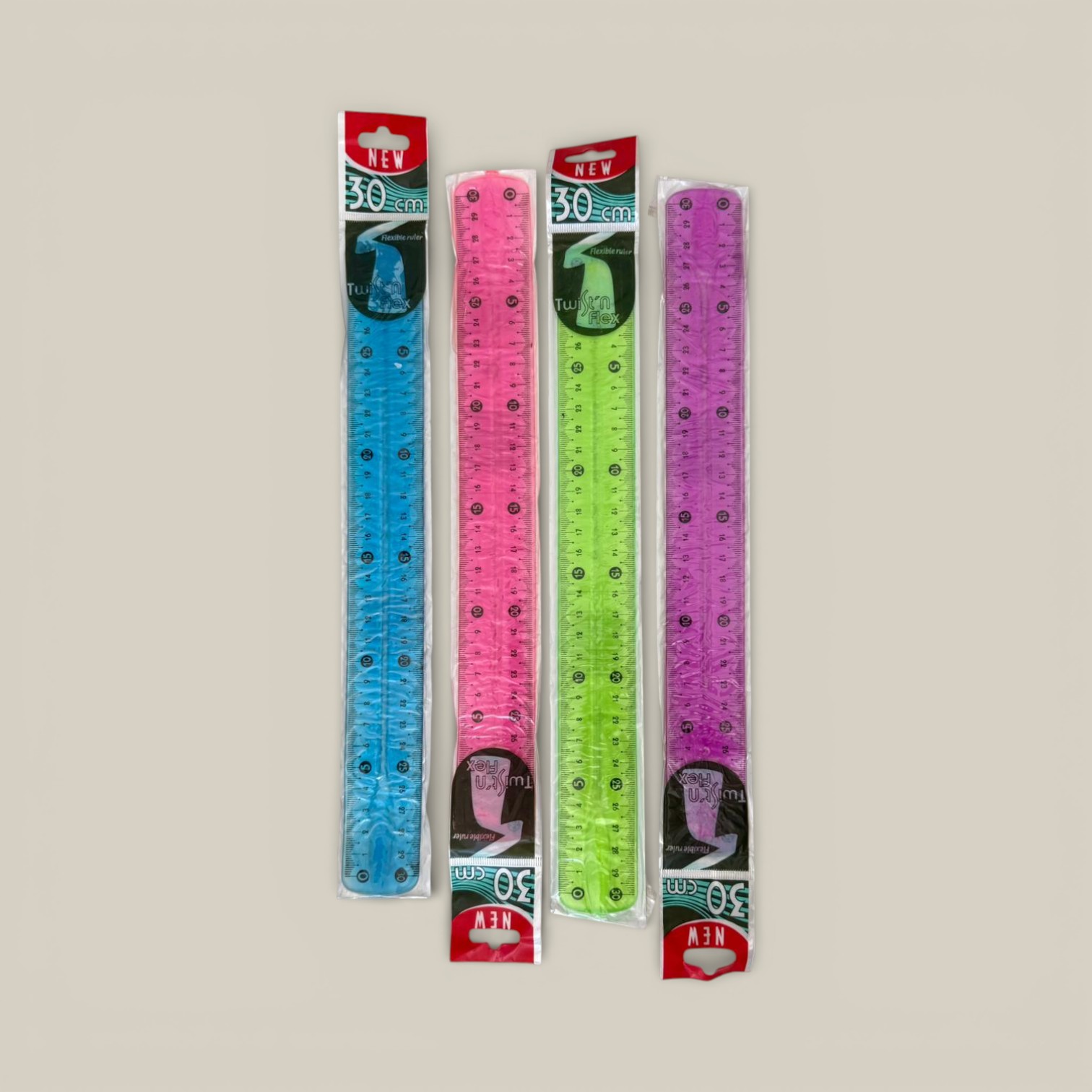 Regla flexible twist flex 30cm e/bolsa art.15322
