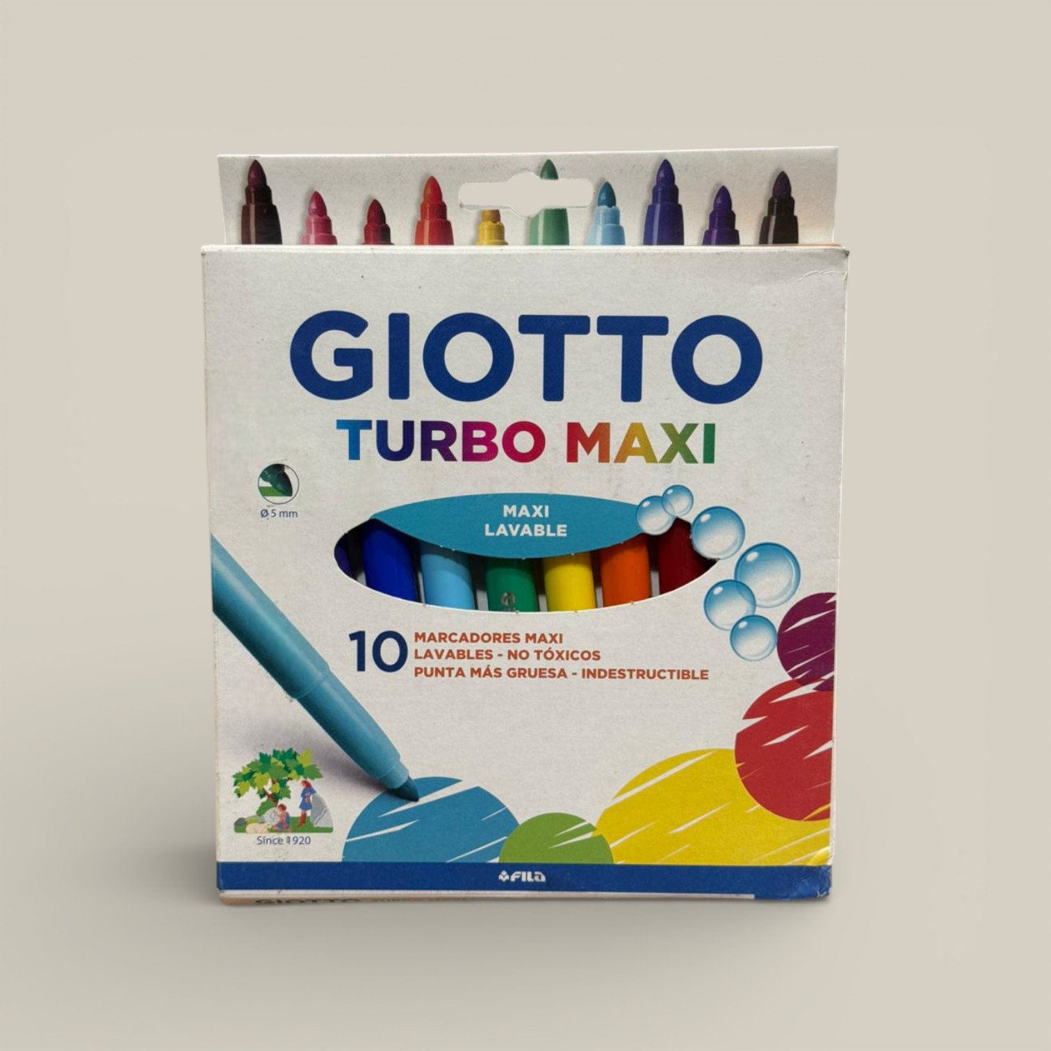 Marcador giotto turbo maxi x 10 u