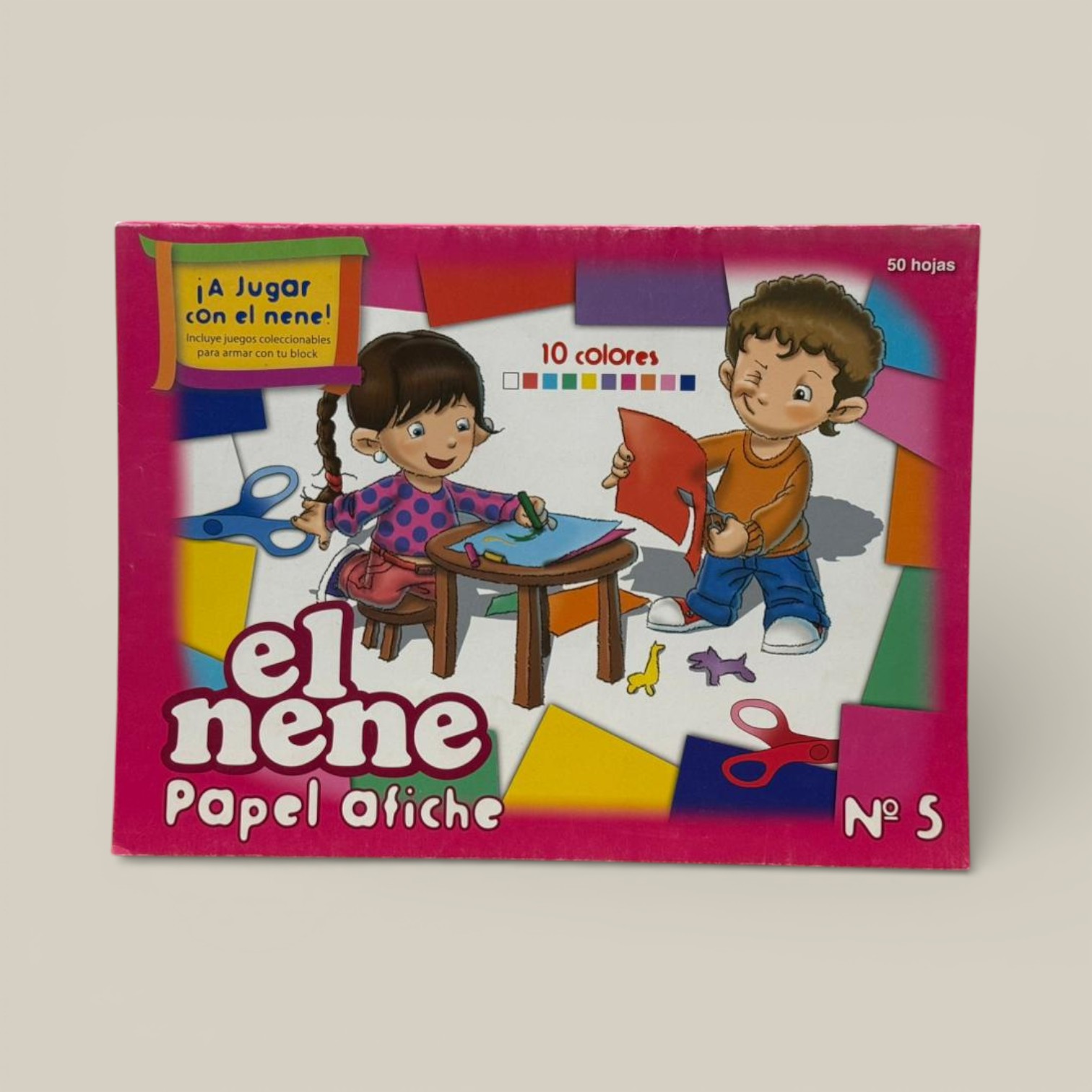 Block el nene nro.5 afiche color x 50 h