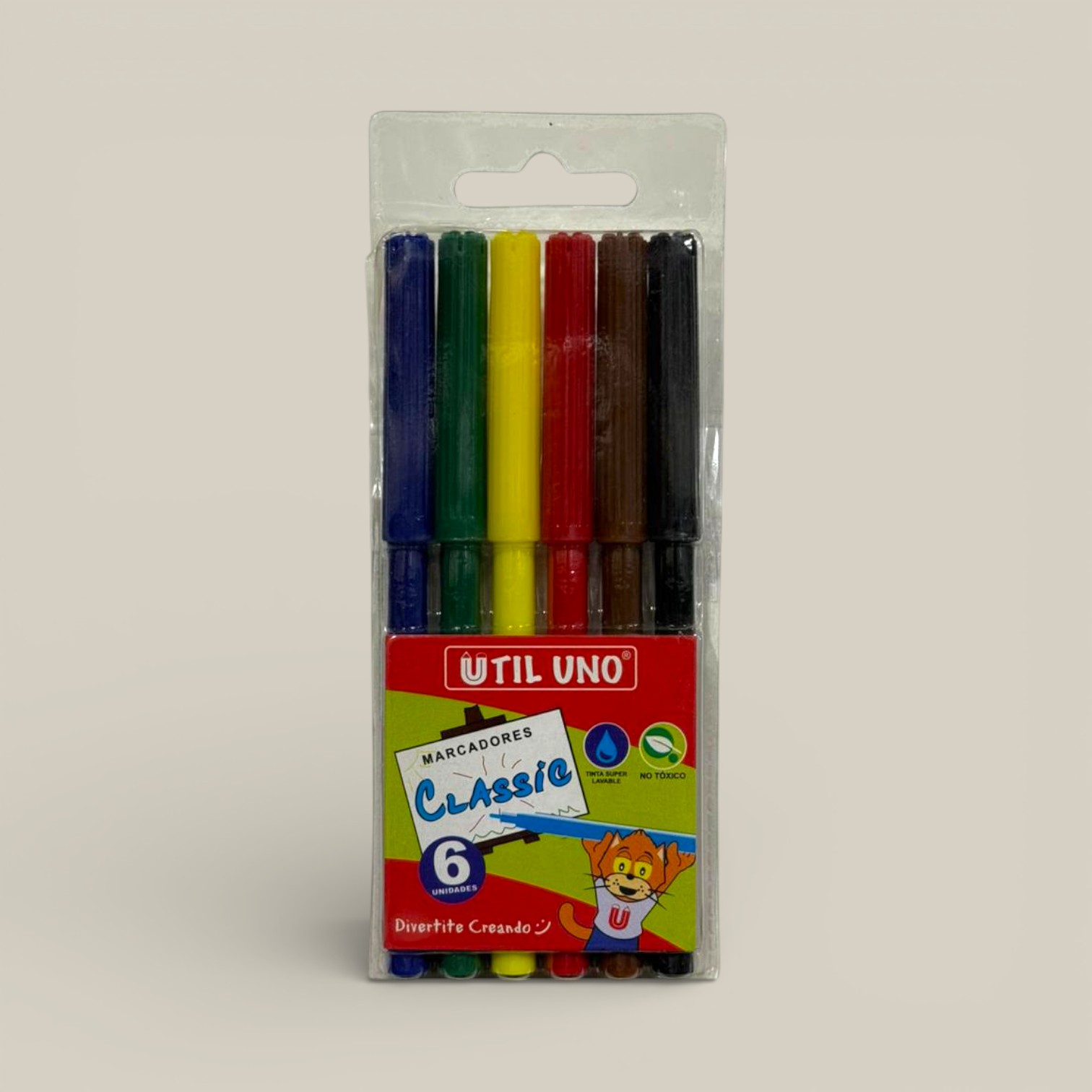 Marcadores de colores largos x 6 art.ftp-6