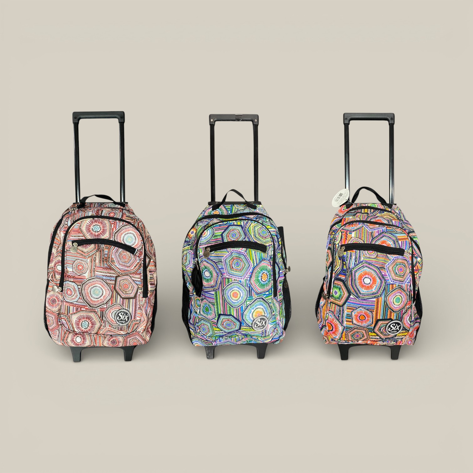 Mochila carro 17" estampada