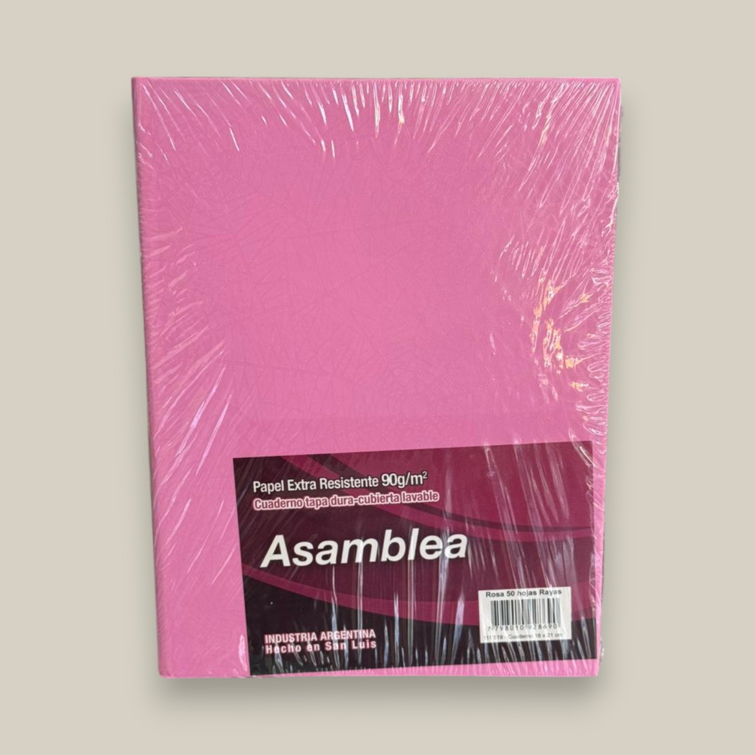 Cuaderno asamblea 16*21 50h ara?a rosa