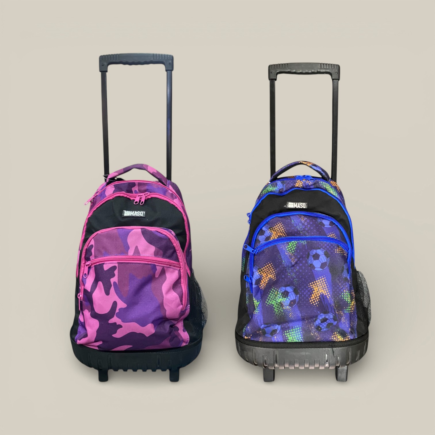 Mochila c/carro 18 estampada maq.