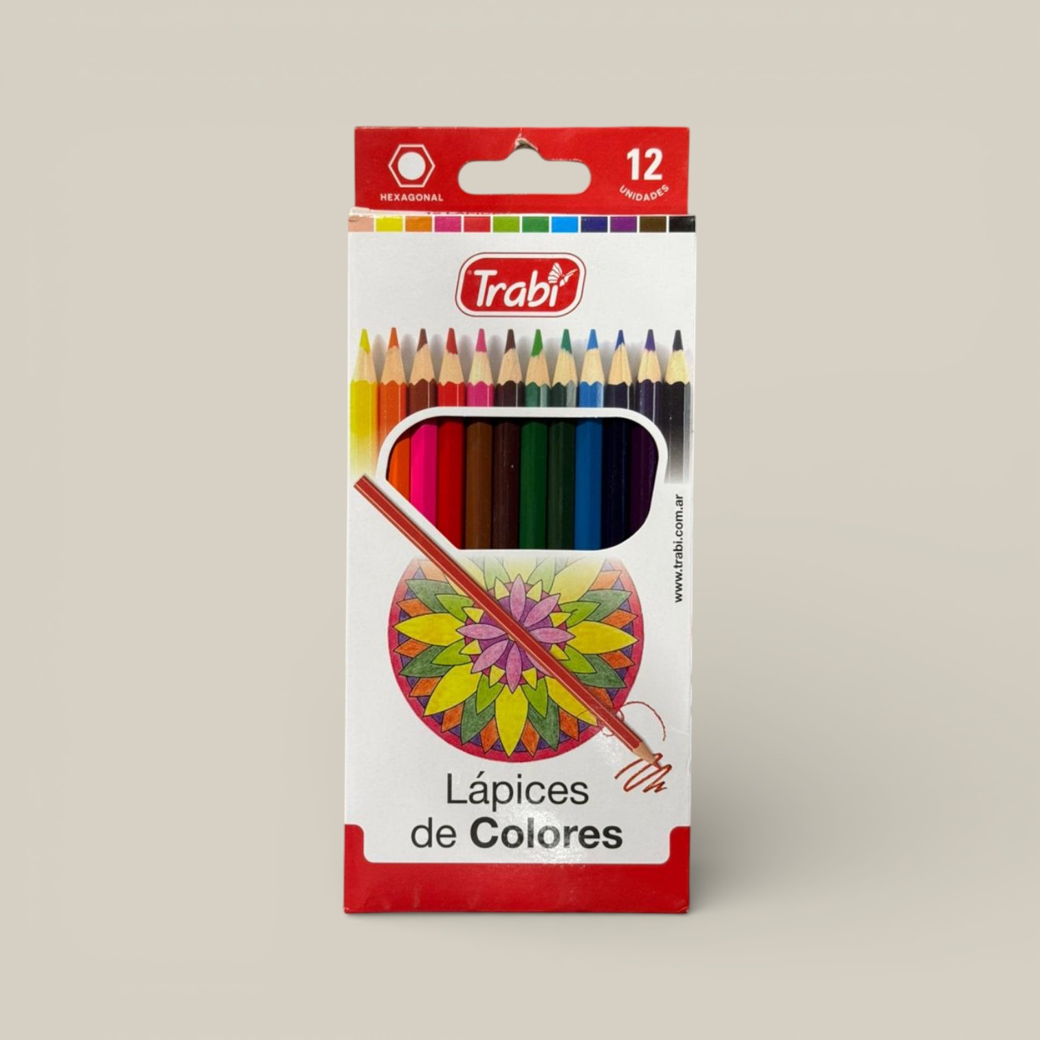 Lapices de color largo x 12 art. tr7831