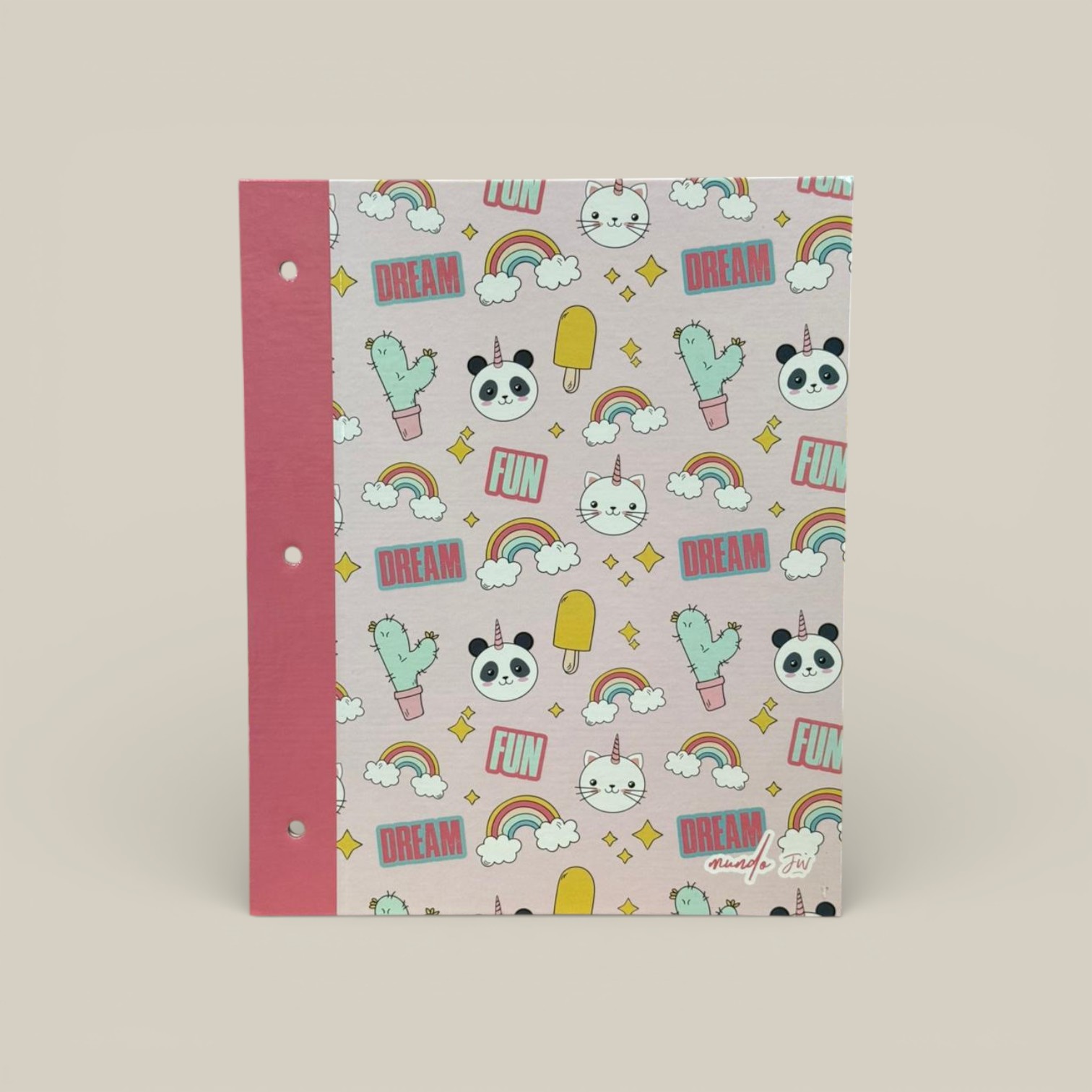 Carpeta n.3 dibujo c/cordon fw magic crew 3554