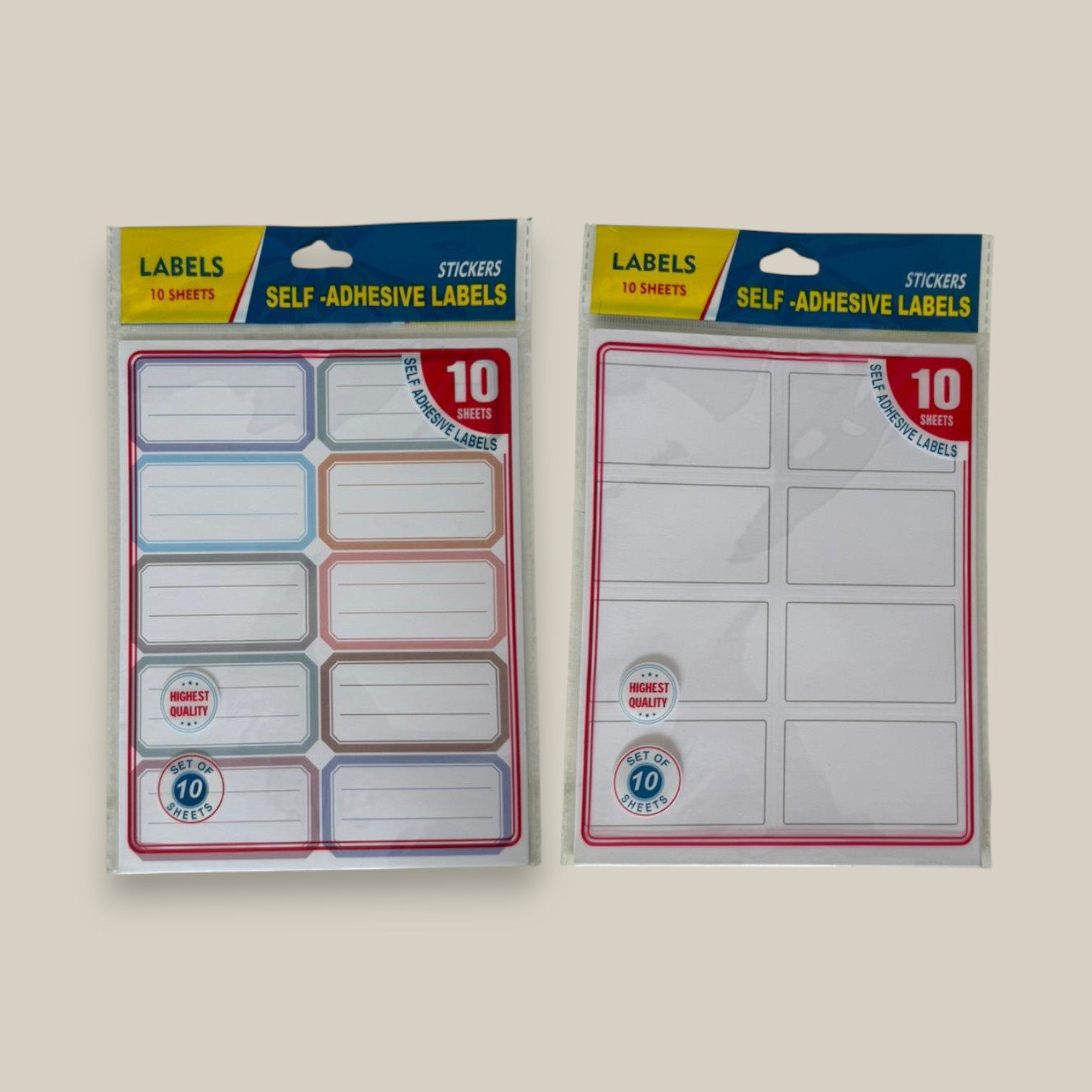 Etiqueta aotuadeshiva escolar x1 67589