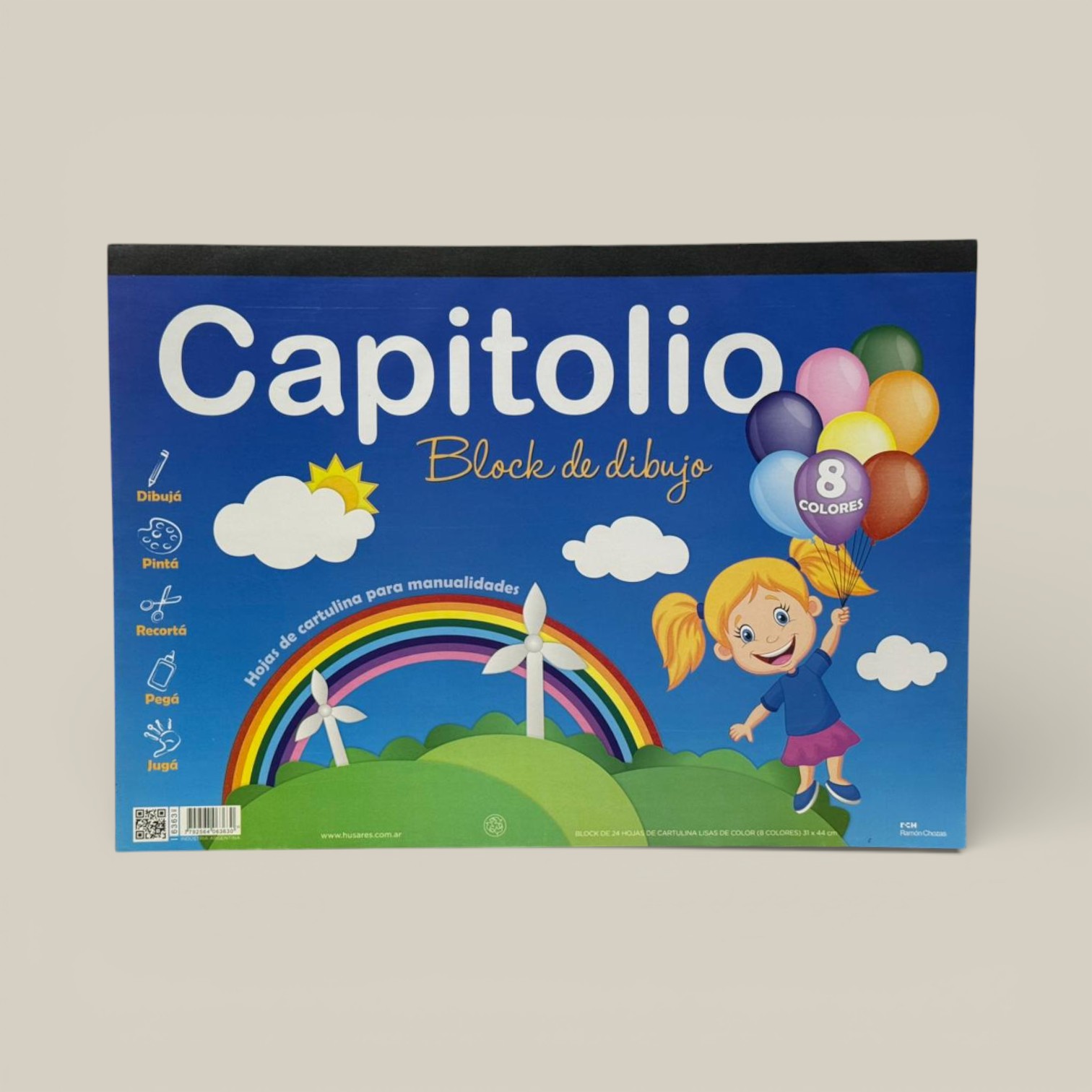 Block de dibujo capitolio n.6 color 24h a.011-2056