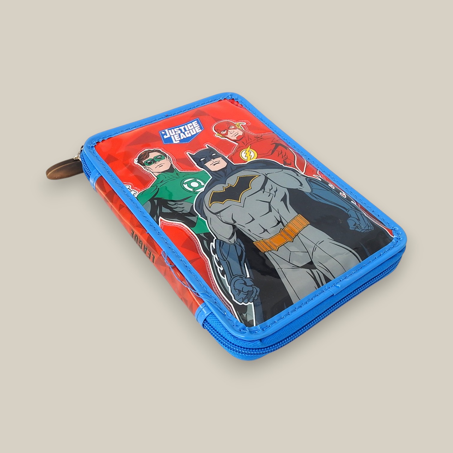 Cartuchera pvc liga de la justicia c/lapices lj268