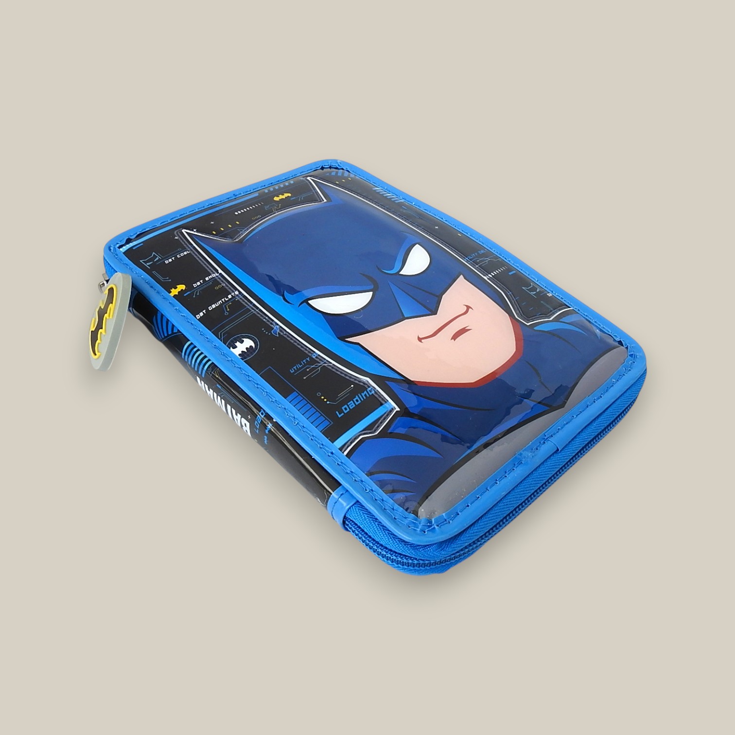 Cartuchera pvc batman c/lapices art. lj256