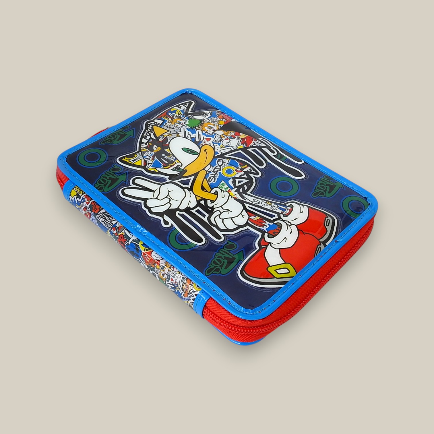 Cartuchera pvc sonic incl.utiles art. so217