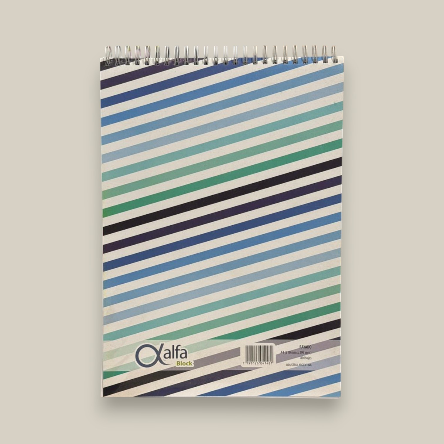 Block a4 rayado c/esp. 80 h art.43104