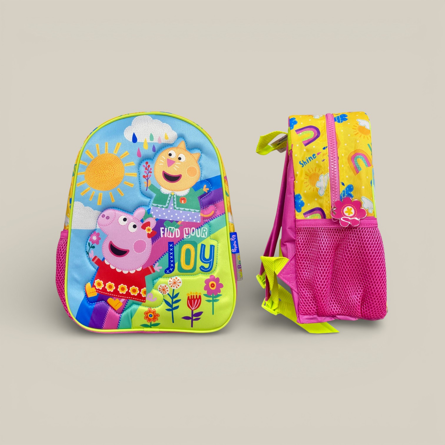 Mochila 12" espalda peppa pig art. 55405