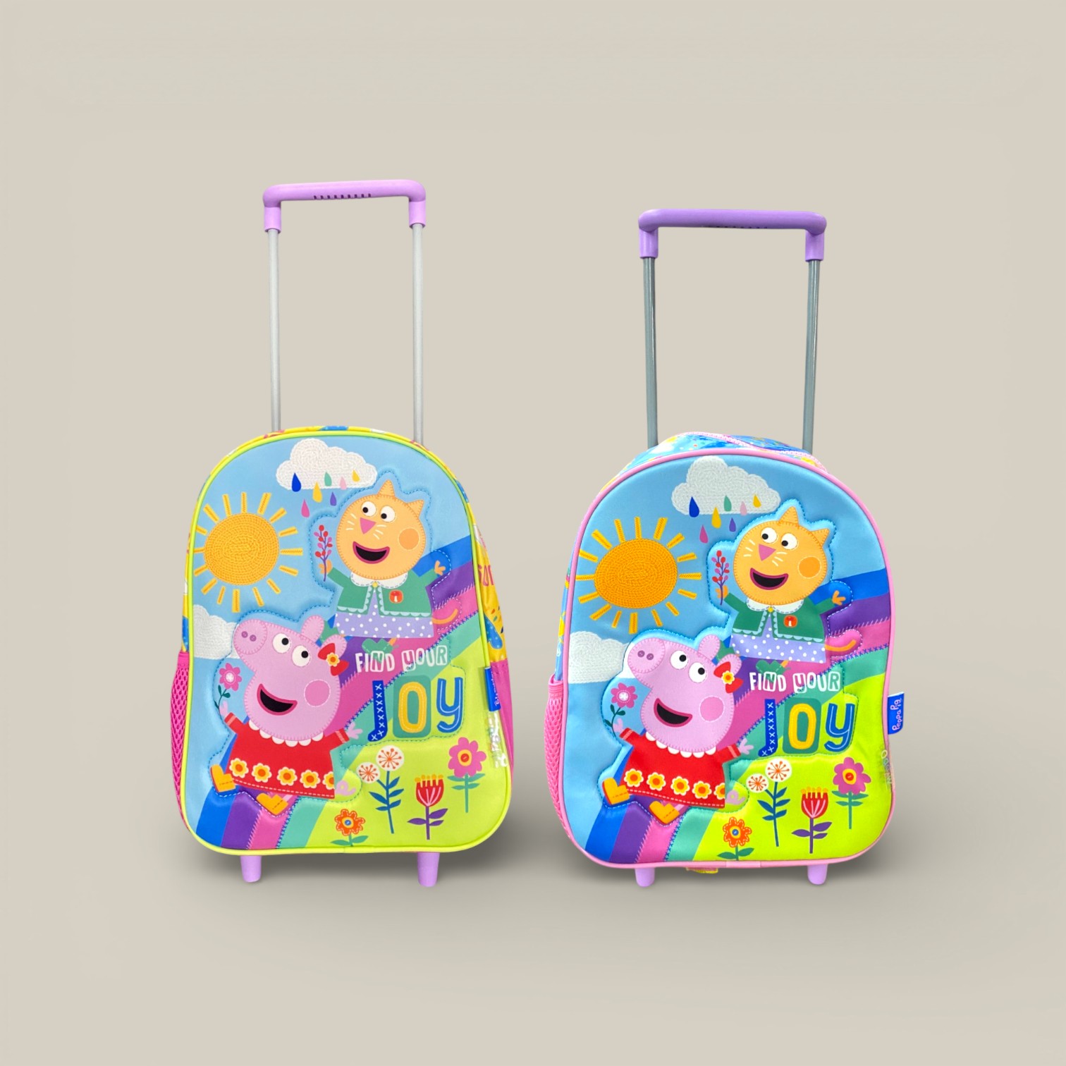 Mochila 12" carro peppa pig art. 55406