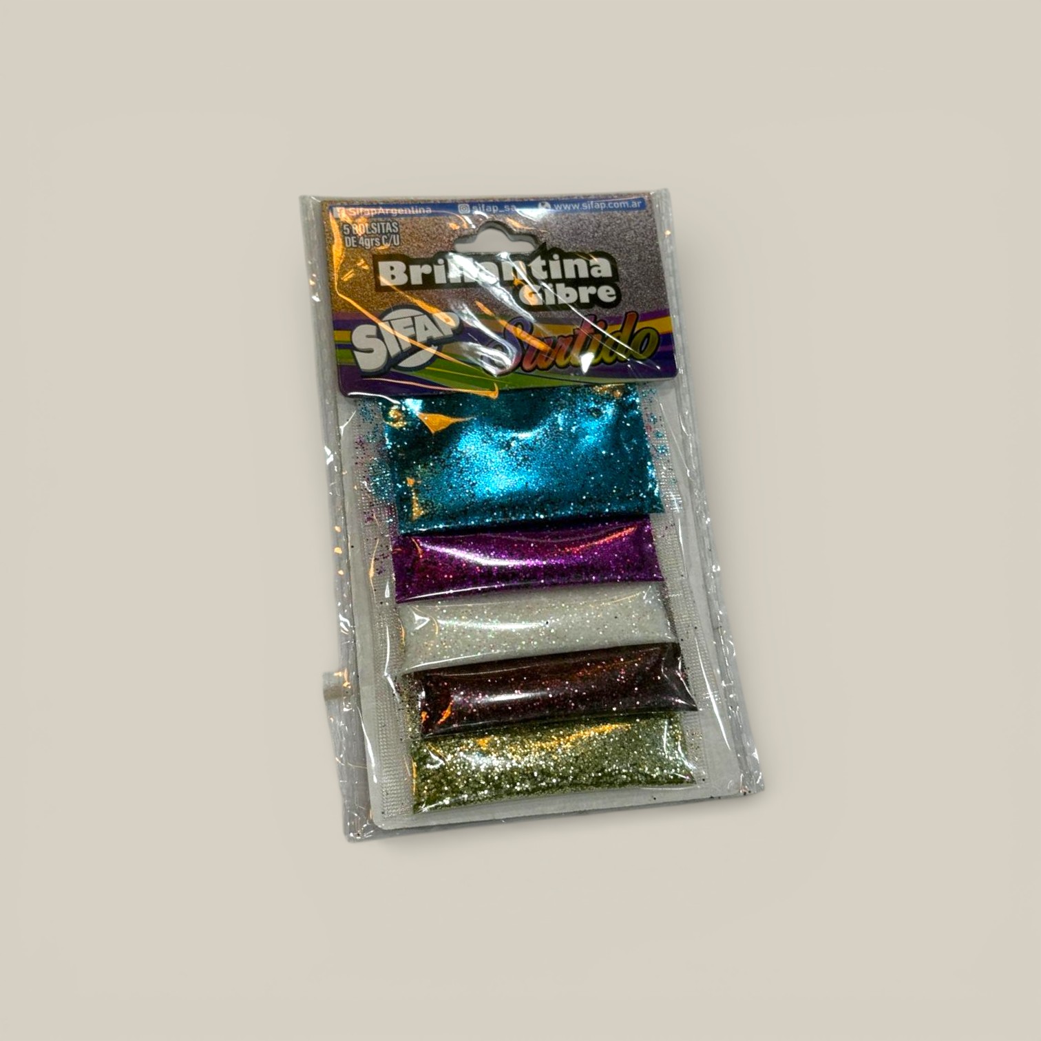 Brillantina sifap e/blister x 5 u art. 008-0032