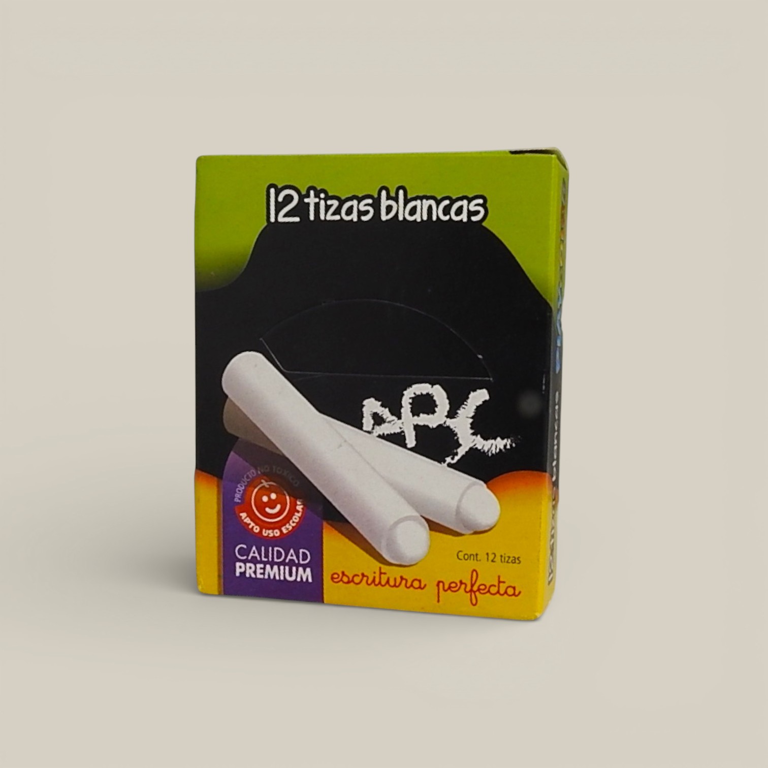 Tiza playcolor blanca x 12 u art. 019-0918