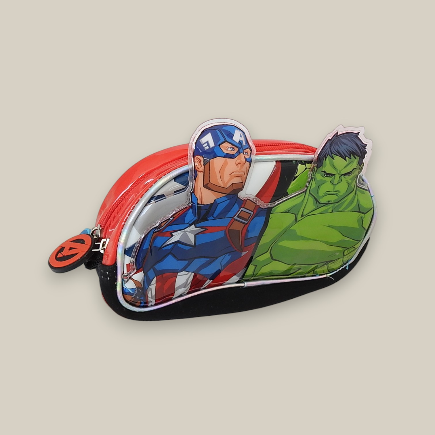 Cartuchera 3d 2 cierres avengers art. sp699