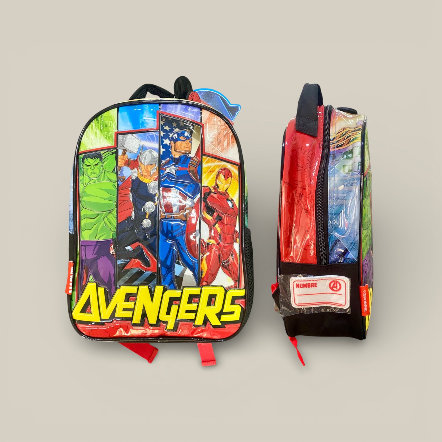 Mochila avengers 12" espalda art. sp032