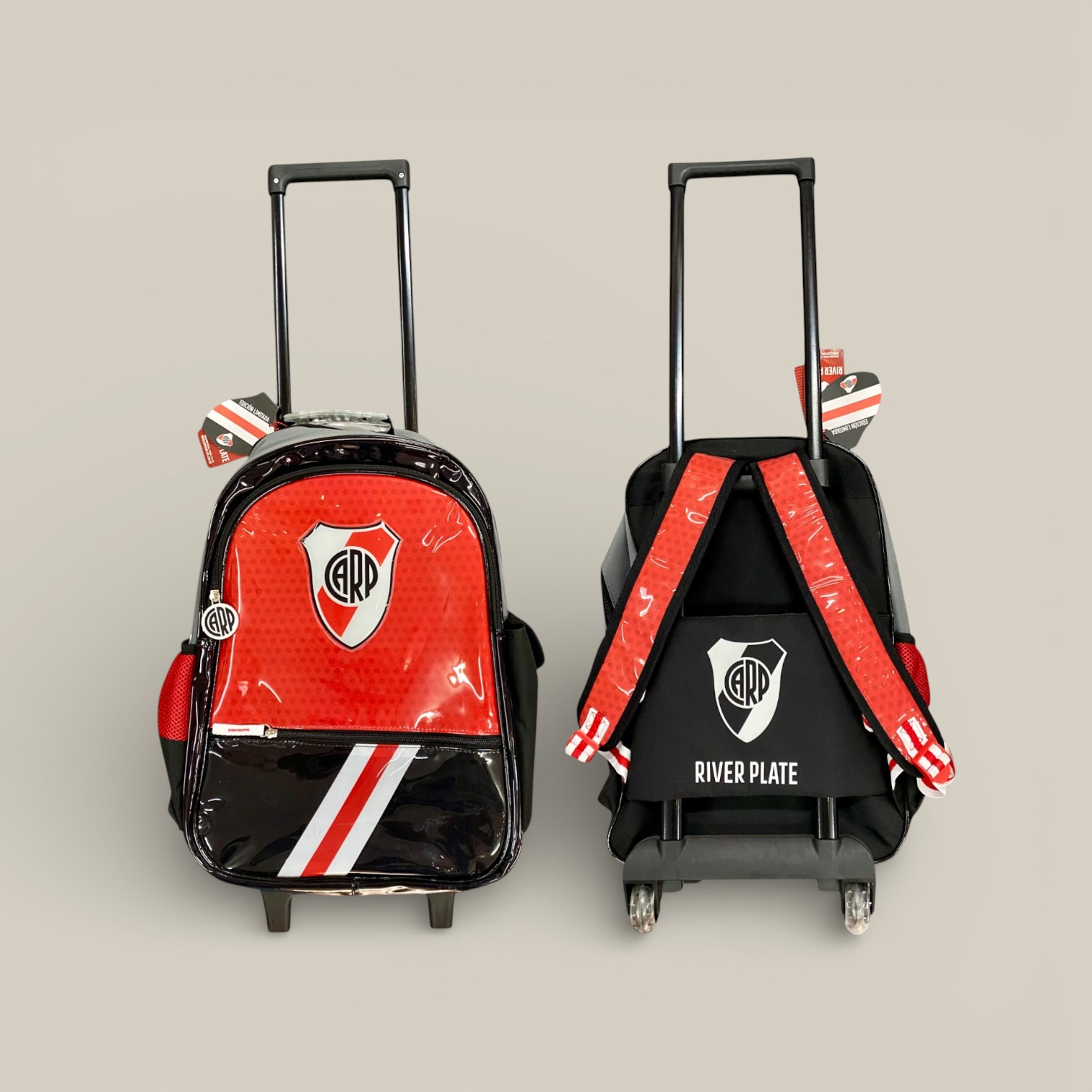 Mochila river plate 18" con carro