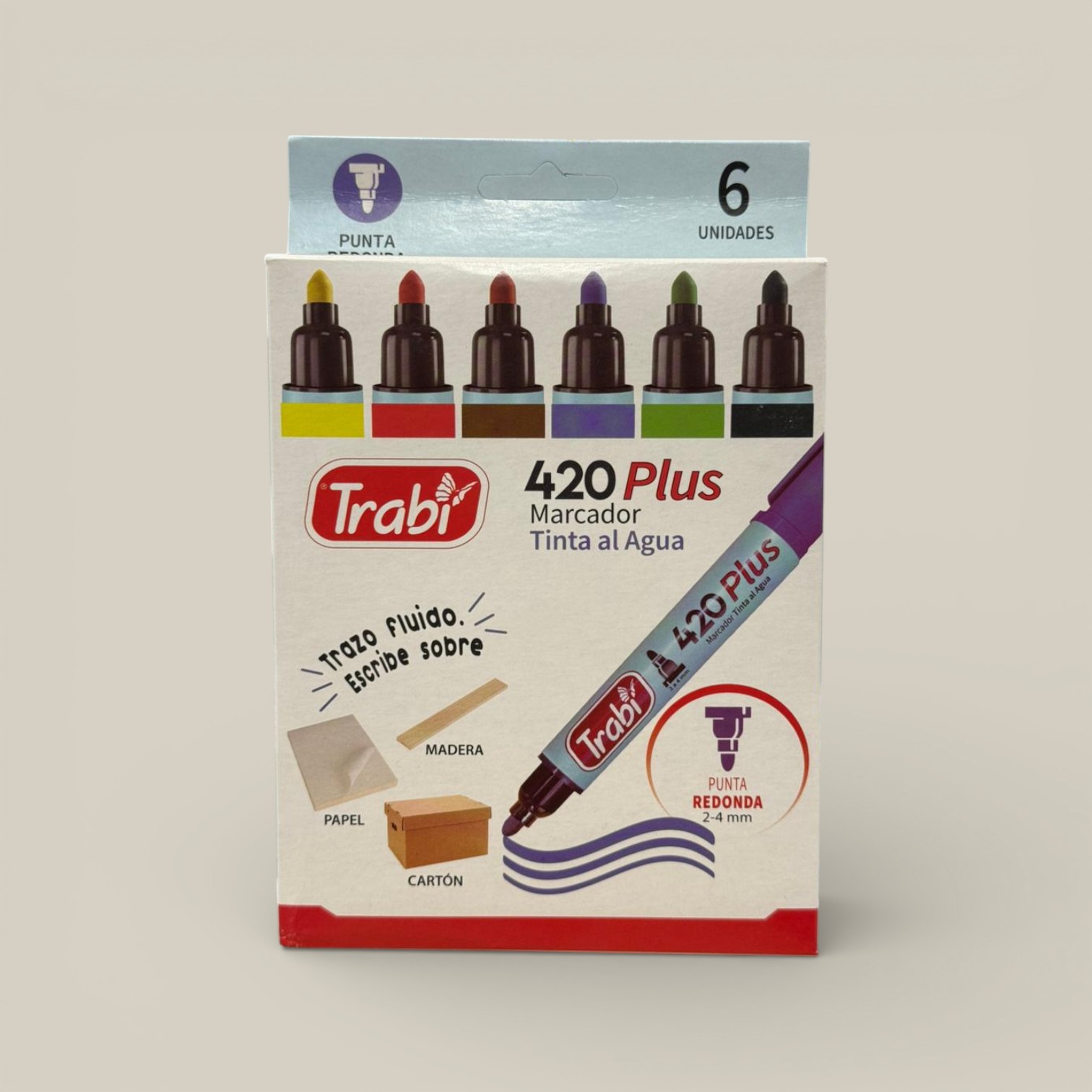 Marcador al agua 420 x 6 art. tr5809