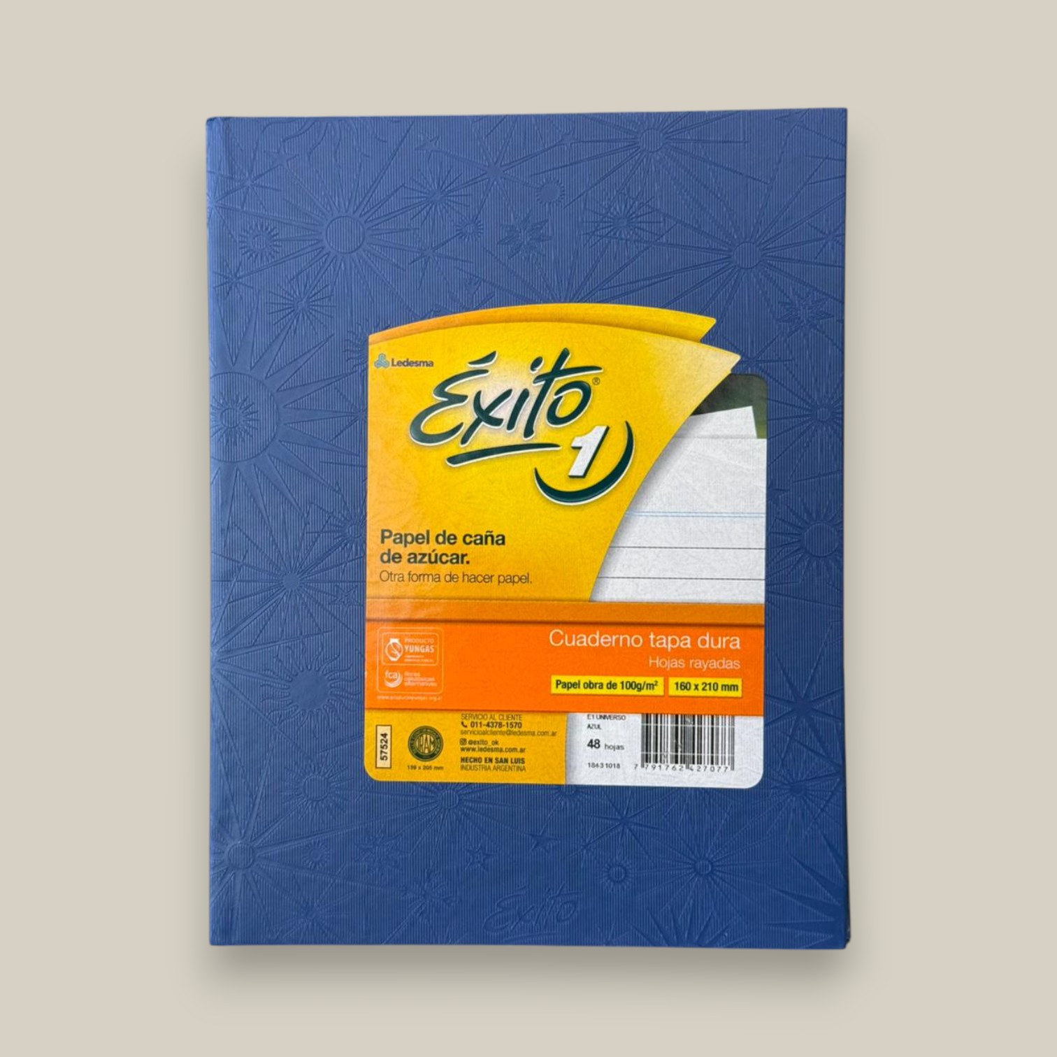 Cuaderno exito e1 orrado x 48 h azul