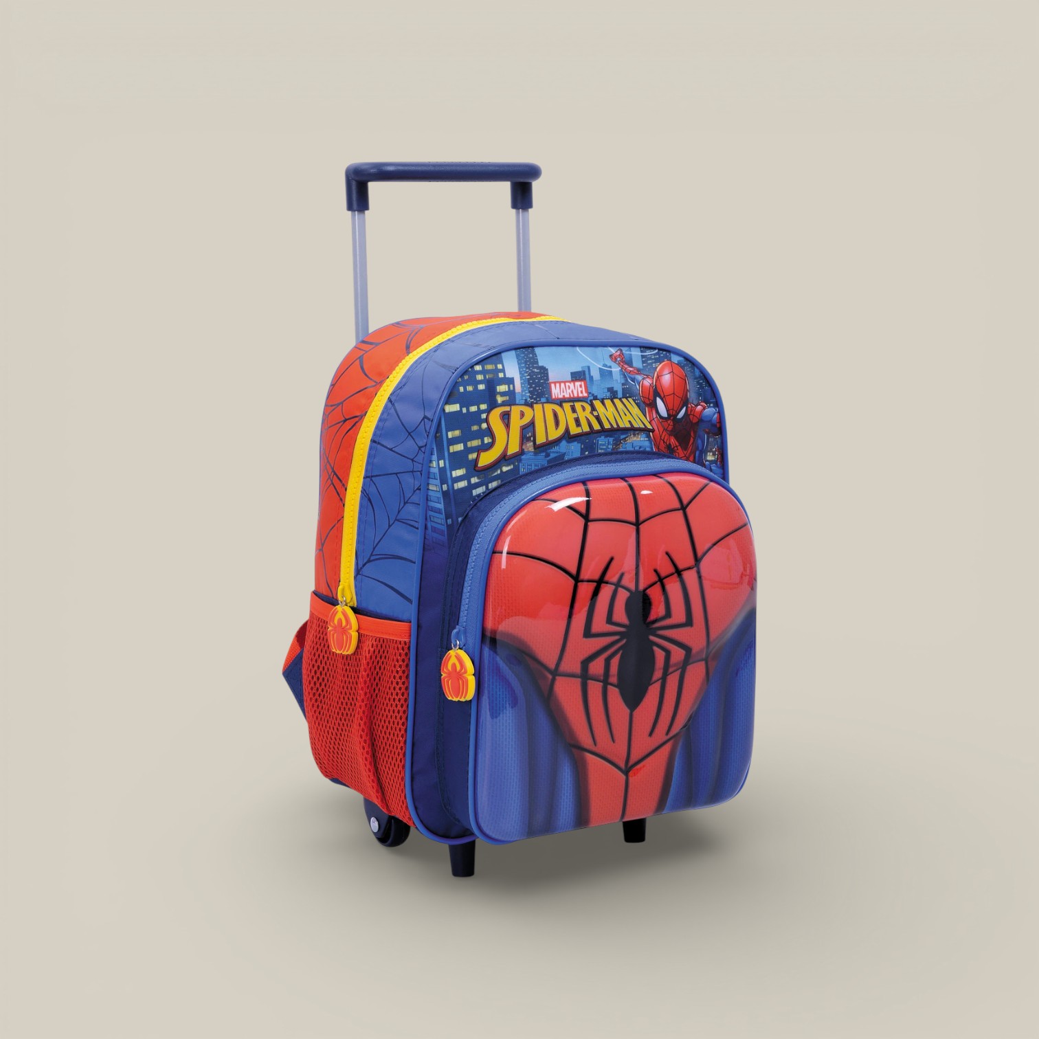 Mochila spiderman 12" carro spider