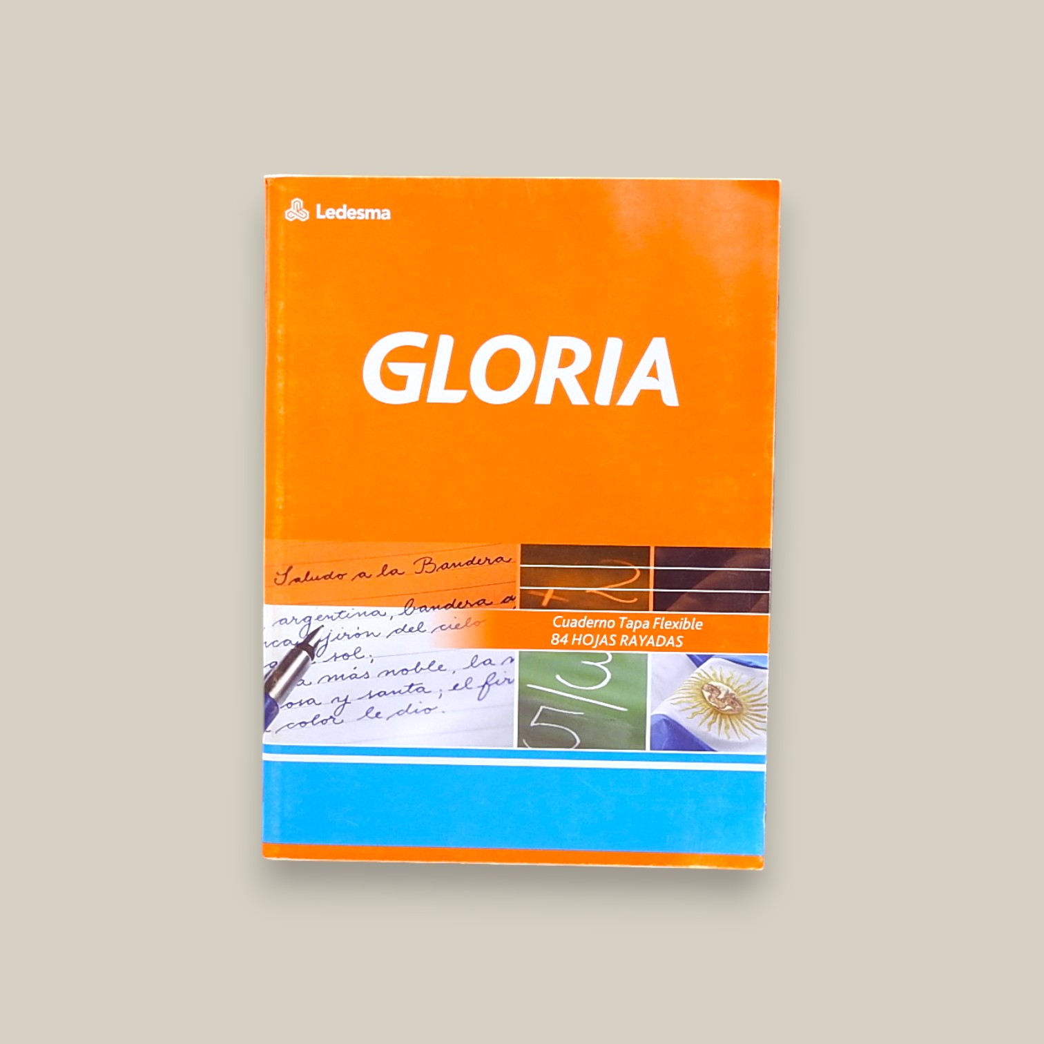 Cuaderno t/f gloria 84 h rayado