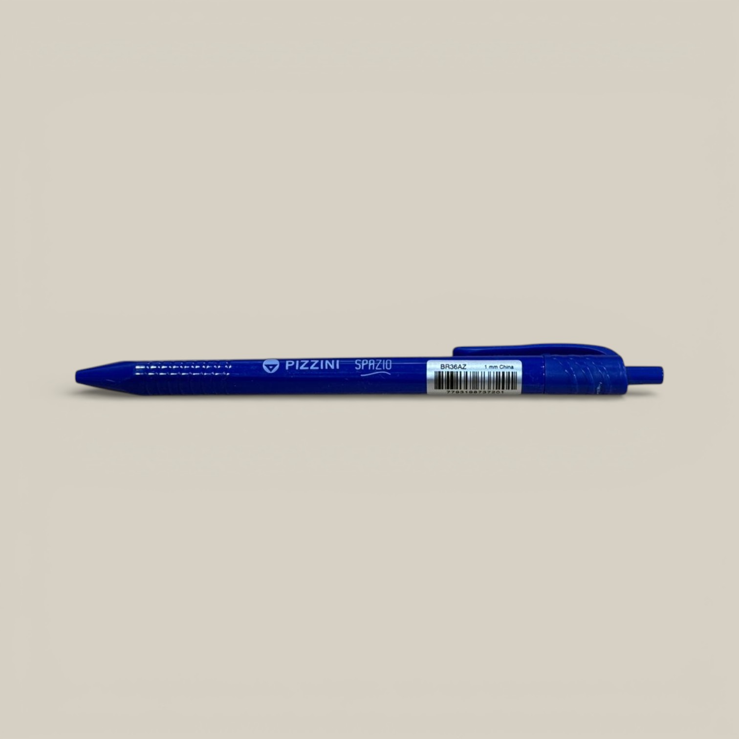 Boligragro retractil 1 mm cuerpo azul tinta azul