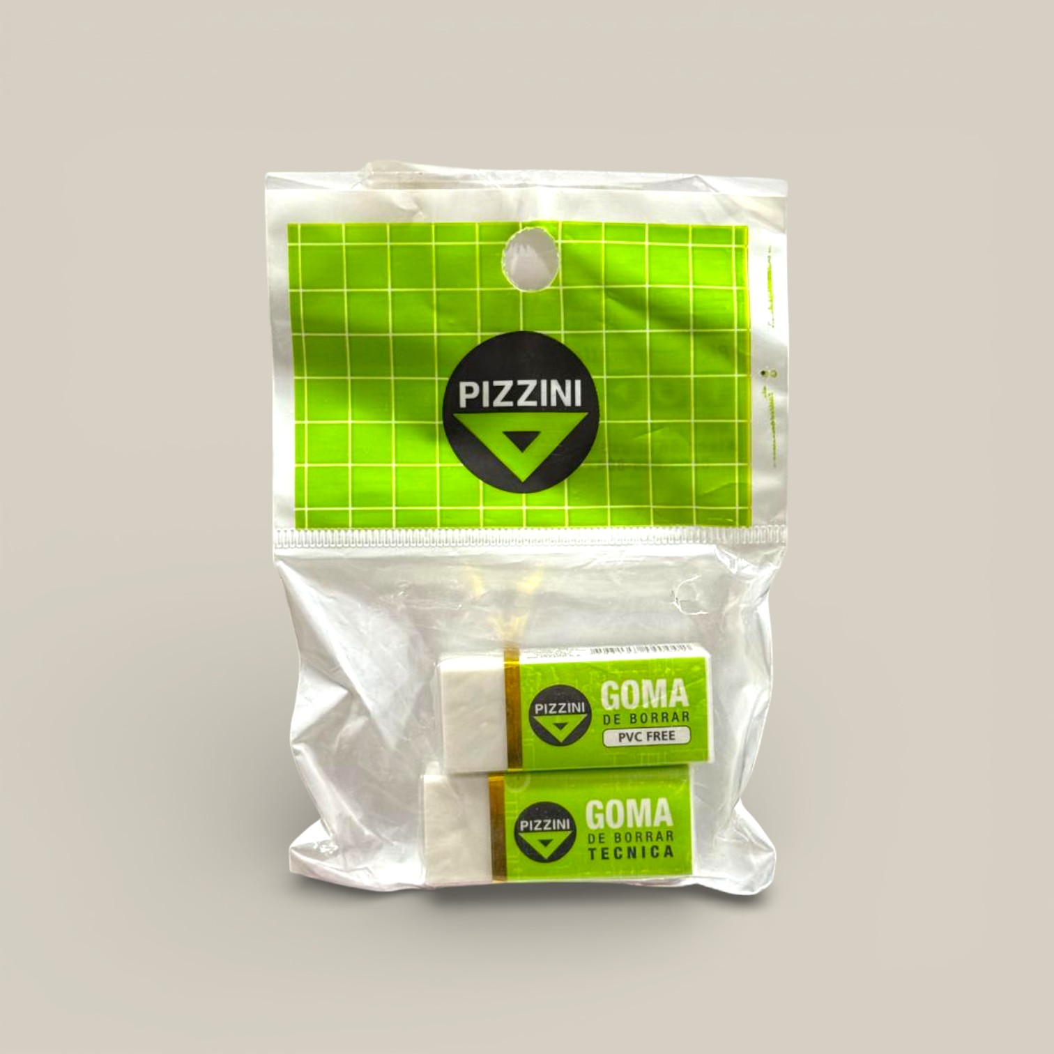 Goma tecnica 44*18*12 mm blanca x 2