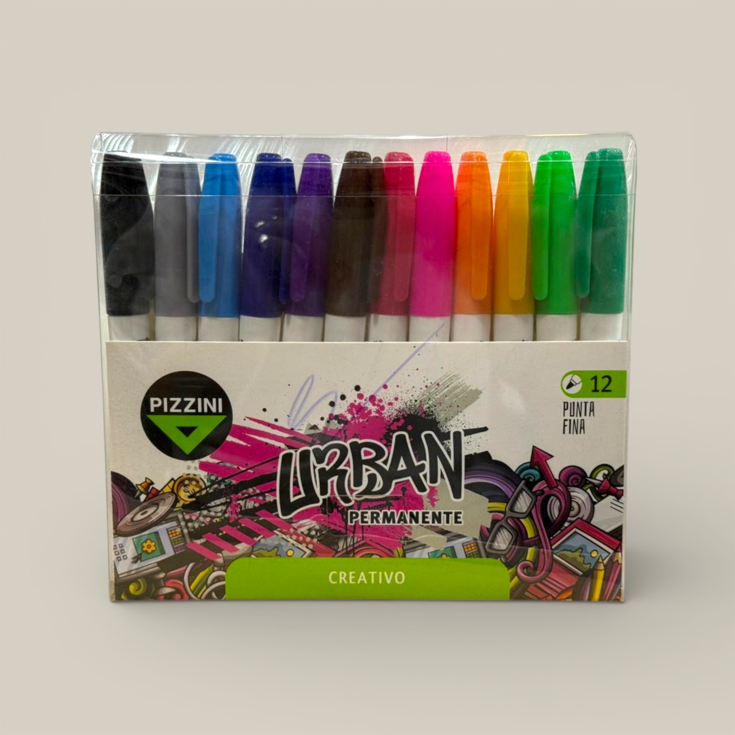 Marcadores urban x 12 creativo